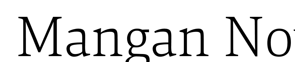  DEMO Mangan Nova ExtraLight Regular font family download free