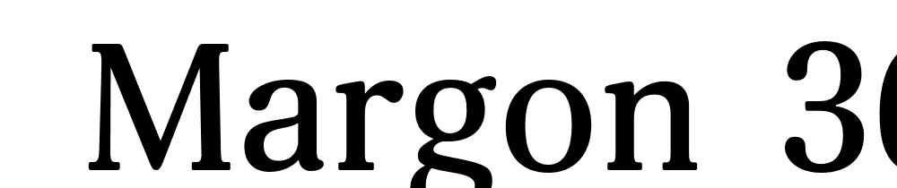  DEMO Margon 360 Medium Regular font family download free