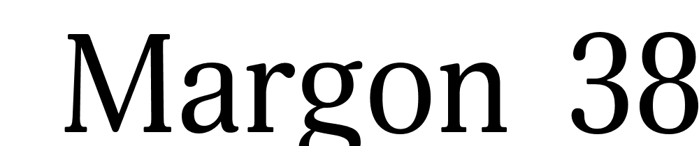  DEMO Margon 380 Regular font family download free