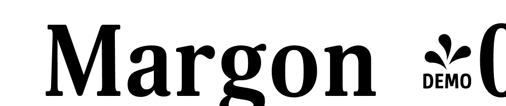  DEMO Margon 400 Bold Regular font family download free