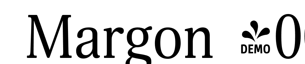  DEMO Margon 400 Regular font family download free