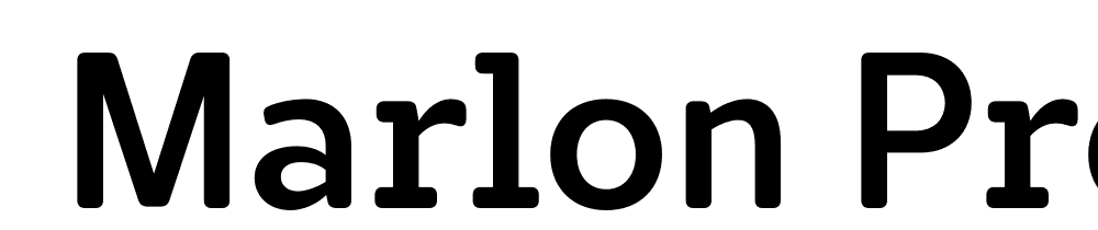  DEMO Marlon Pro Bold font family download free