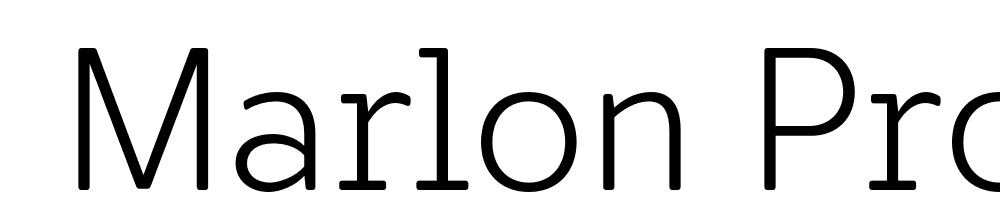  DEMO Marlon Pro Book Regular font family download free