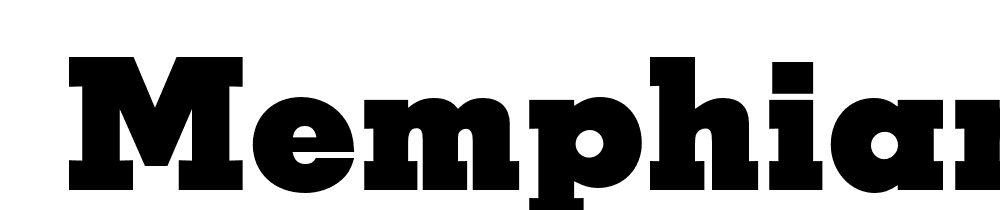  DEMO Memphian Bold font family download free