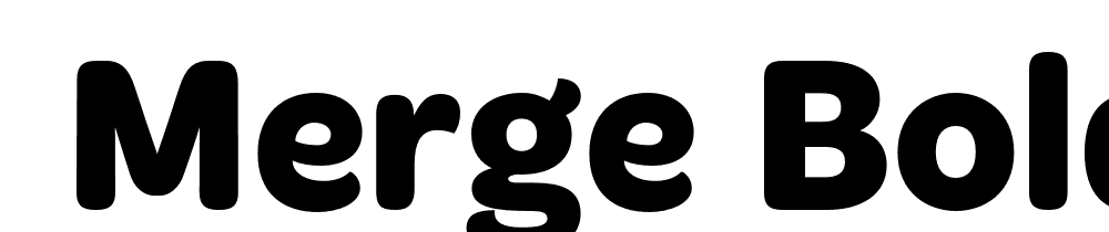  DEMO Merge Bold font family download free