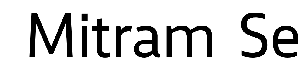  DEMO Mitram SemiBold Regular font family download free