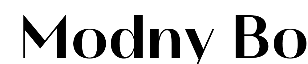  DEMO Modny Bold Regular font family download free