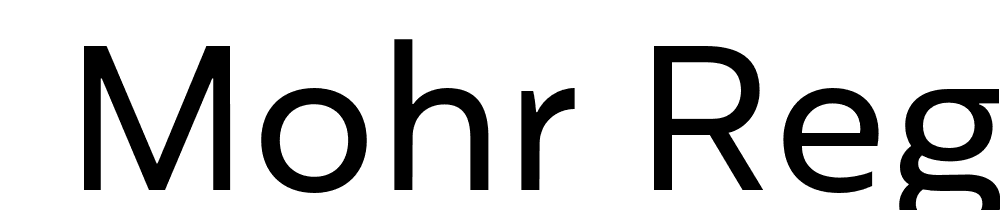  DEMO Mohr Regular font family download free