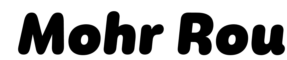  DEMO Mohr Rounded Black It Regular font family download free