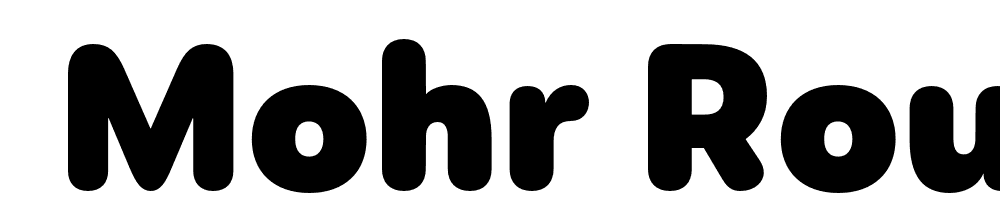  DEMO Mohr Rounded Black Regular font family download free