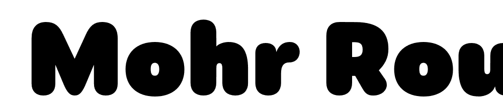  DEMO Mohr Rounded Heavy Regular font family download free