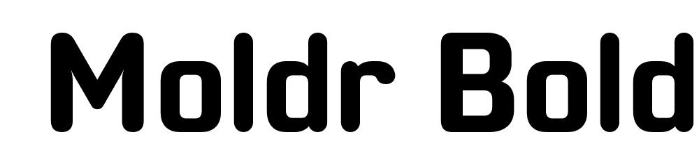  DEMO Moldr Bold Bold font family download free