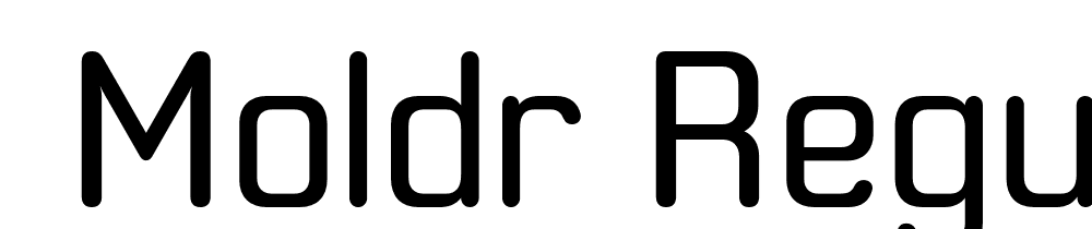  DEMO Moldr Regular font family download free