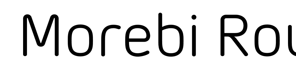  DEMO Morebi Rounded Regular font family download free