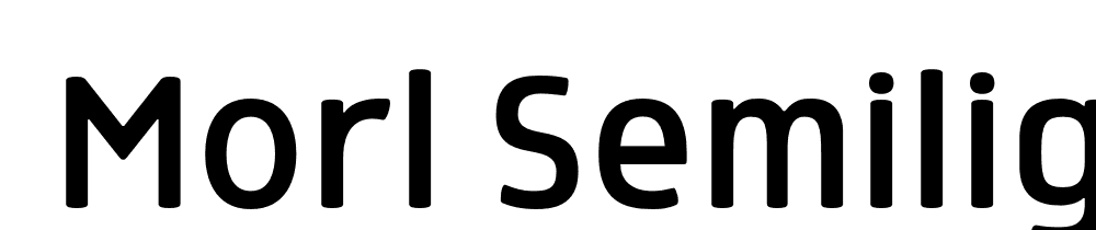  DEMO Morl SemiLight Regular font family download free