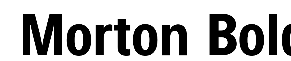  DEMO Morton Bold Regular font family download free