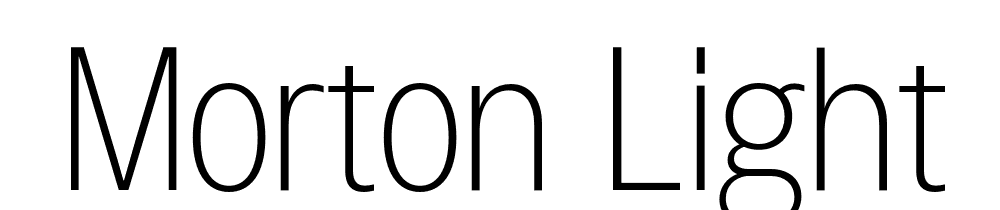  DEMO Morton Light Regular font family download free