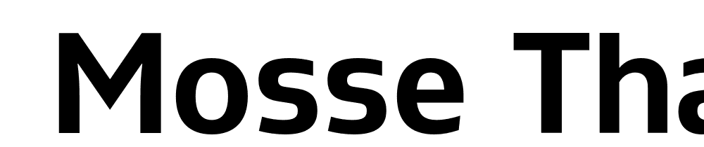  DEMO Mosse Thai Bold Regular font family download free