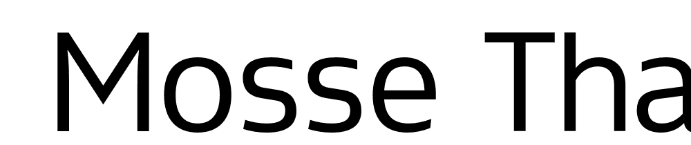  DEMO Mosse Thai Regular font family download free