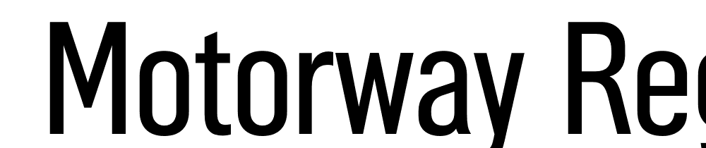  DEMO Motorway Regular font family download free