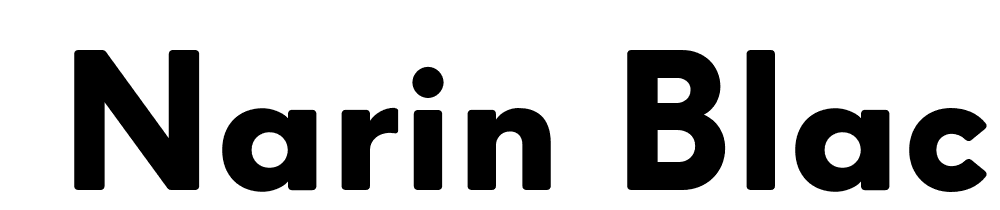  DEMO Narin Black Regular font family download free