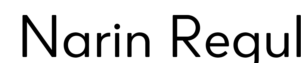  DEMO Narin Regular Regular font family download free