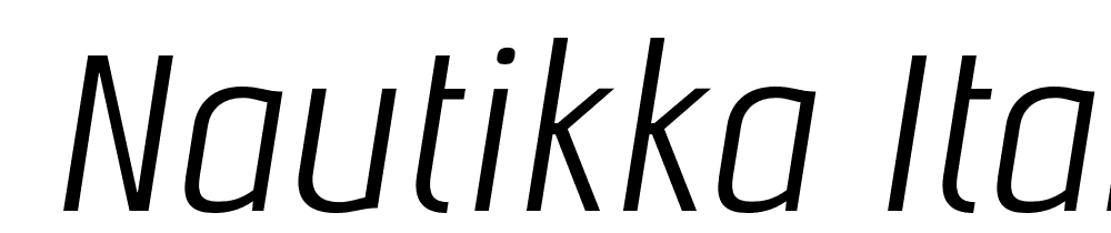  DEMO Nautikka Italic Regular font family download free