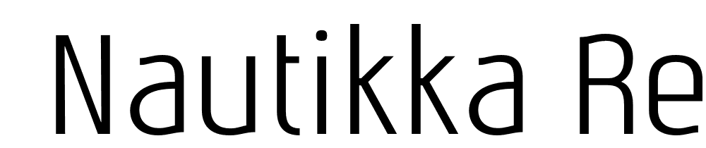  DEMO Nautikka Regular font family download free