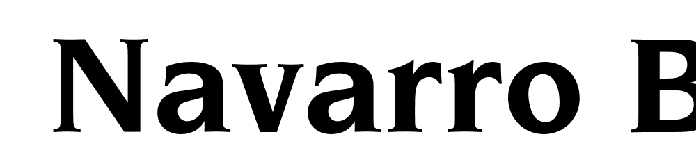  DEMO Navarro Bold font family download free