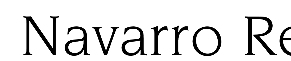  DEMO Navarro Regular font family download free