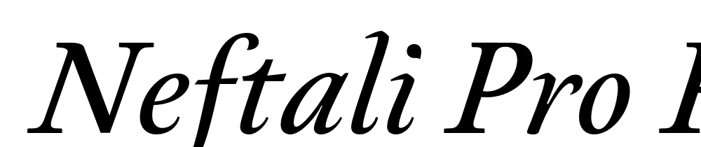  DEMO Neftali Pro Regular Light Bold Italic font family download free