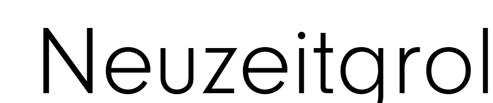  DEMO NeuzeitGroLig Regular font family download free