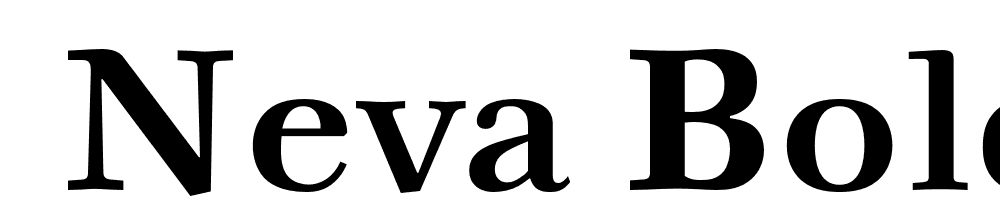  DEMO Neva Bold font family download free