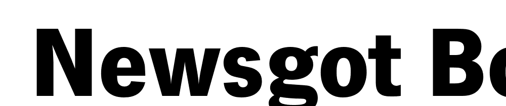  DEMO NewsGot Bold font family download free