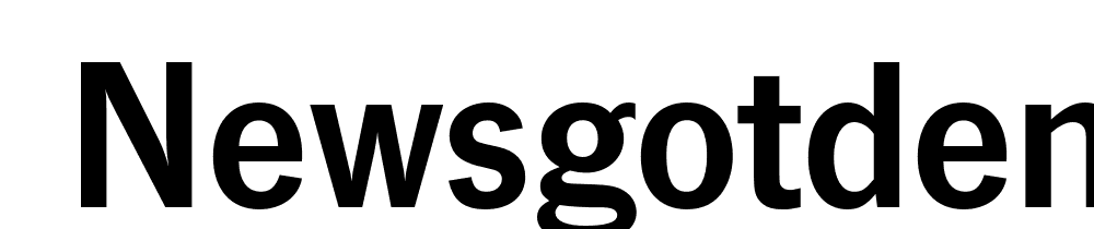  DEMO NewsGotDem Regular font family download free