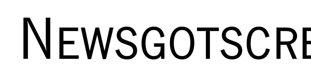  DEMO NewsGotSCReg Regular font family download free