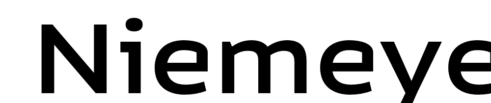  DEMO Niemeyer Medium Regular font family download free