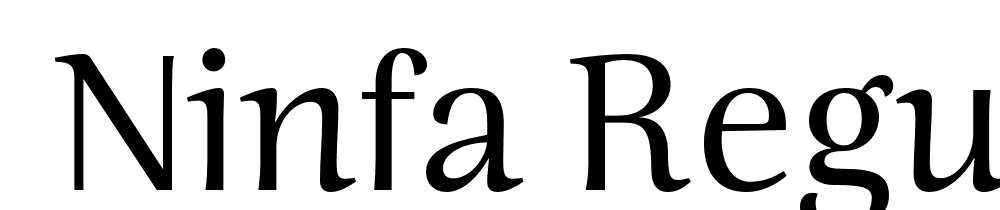  DEMO Ninfa Regular font family download free