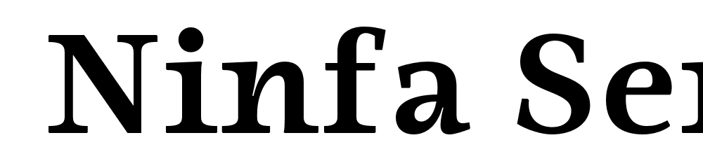  DEMO Ninfa Serif Bold font family download free