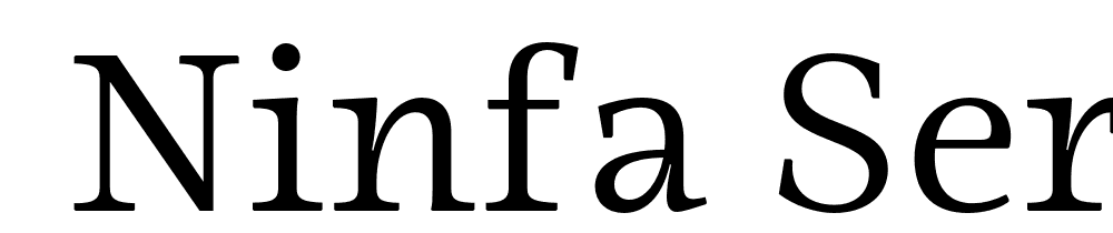  DEMO Ninfa Serif Book Regular font family download free