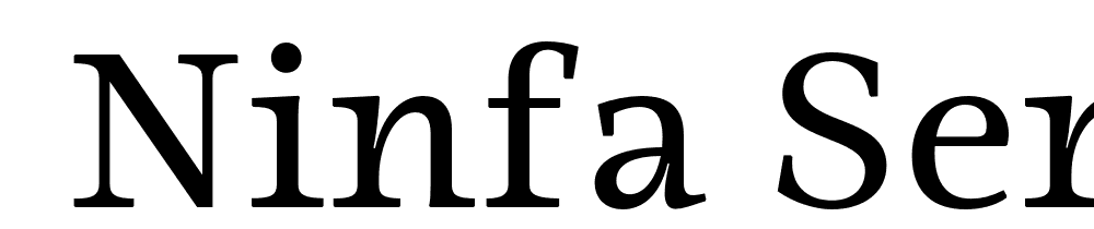  DEMO Ninfa Serif Regular font family download free