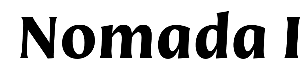  DEMO Nomada Incise Bold Italic font family download free