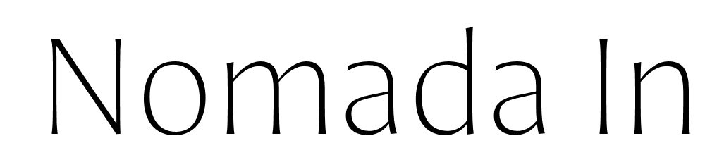  DEMO Nomada Incise Extrathin Regular font family download free