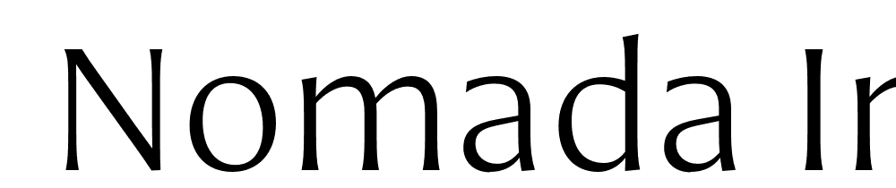  DEMO Nomada Incise Thin Regular font family download free