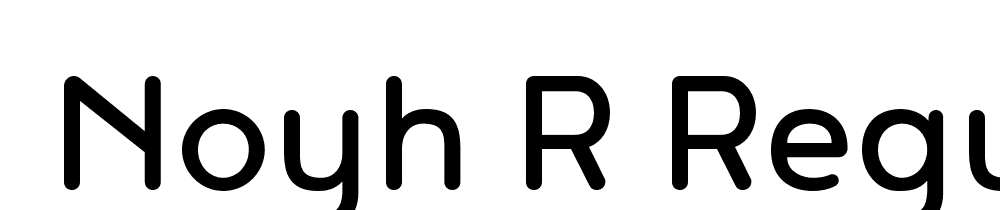  DEMO Noyh R Regular font family download free