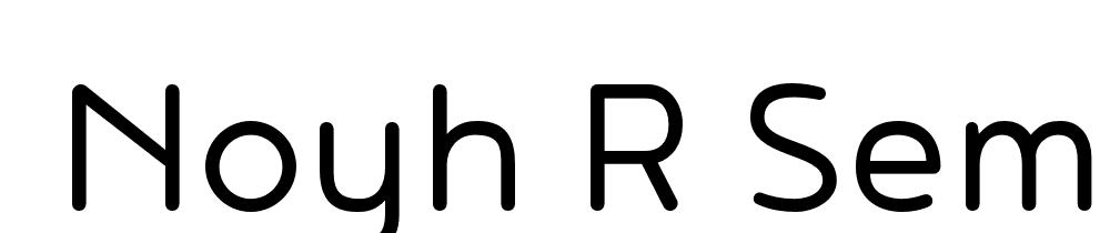  DEMO Noyh R SemLt Bold font family download free