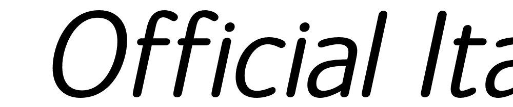  DEMO Official Italic font family download free