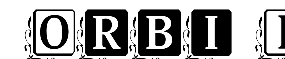  DEMO Orbi Initials One Regular font family download free