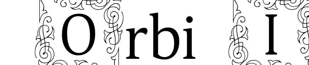  DEMO Orbi Initials Two Regular font family download free