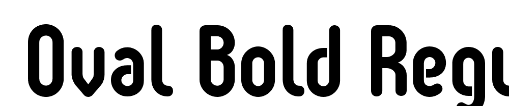  DEMO Oval Bold Regular font family download free